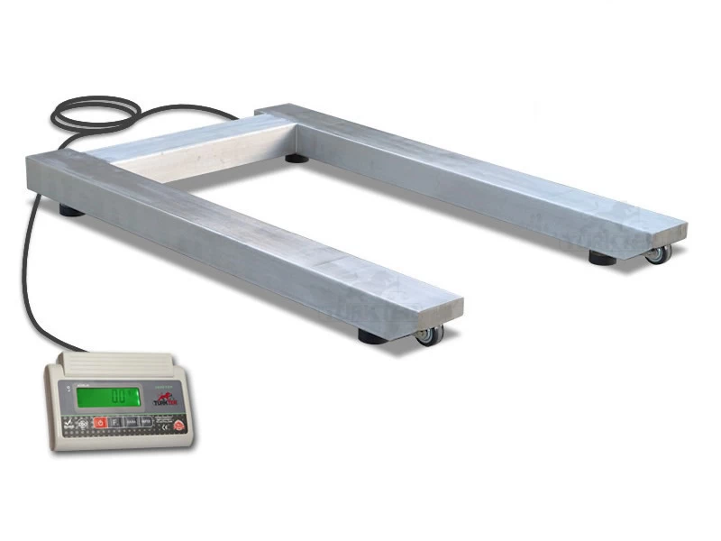 Paslanmaz Tekerlekli U Baskül TR